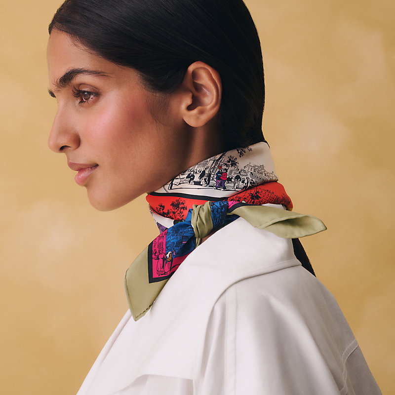 カレ 70 《ブールヴァールの陰から》 | Hermès - エルメス-公式サイト